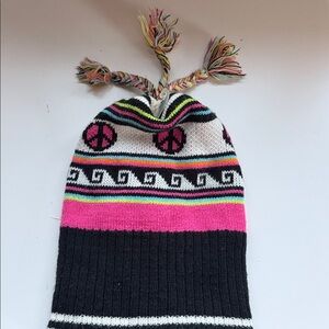 💕 5/$25💕 The Children's Place Multicolor Peace Knit Beanie